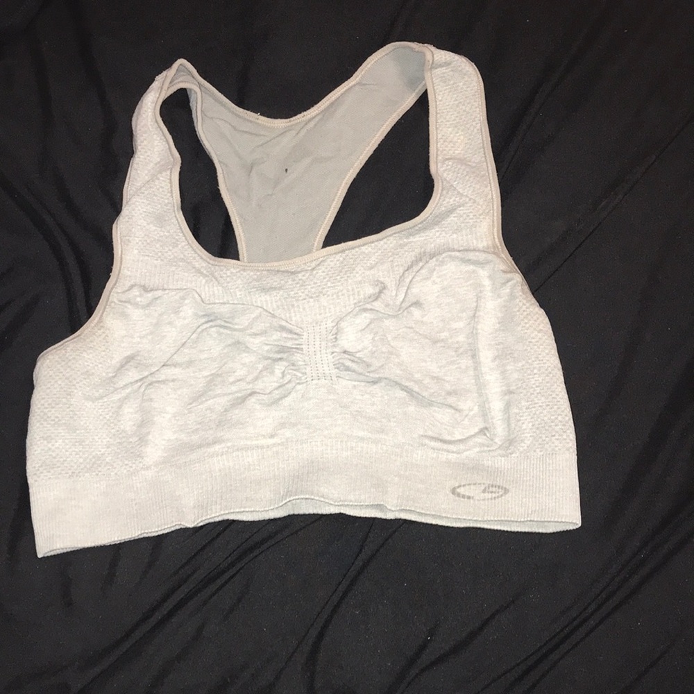 Grey Sports bra